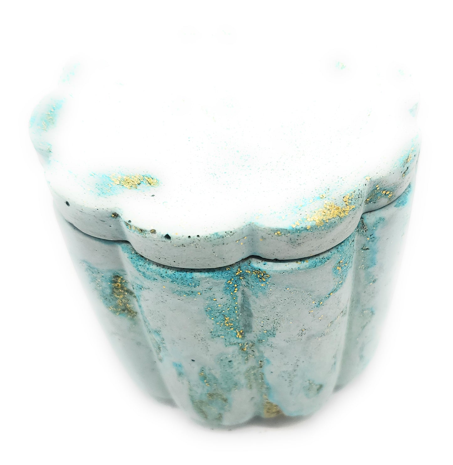 Concrete Vessel with Lid Style 2